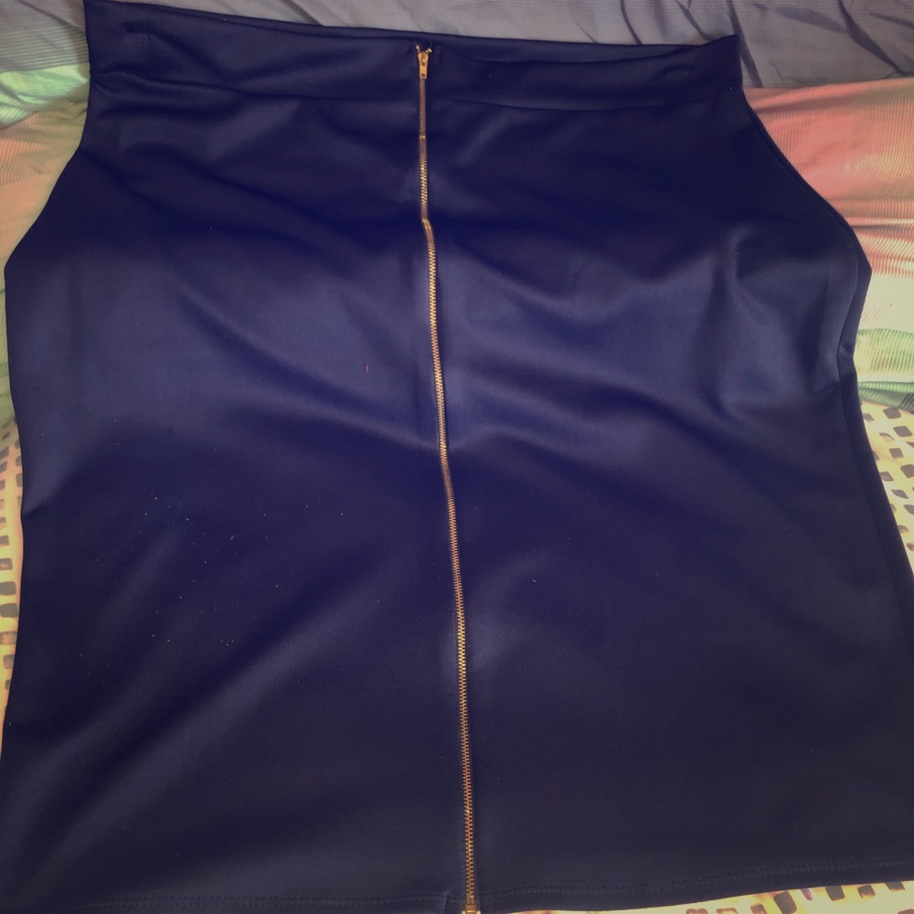 Blue Pencil Skirt
